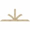 Ekena Millwork Richland Rough Sawn Timber Gable Bracket, Douglas Fir, 108"W x 45"H x 6"D x 6"F, 10/12 Pitch GBW108X45X0606RIC00RDF - alternate 1